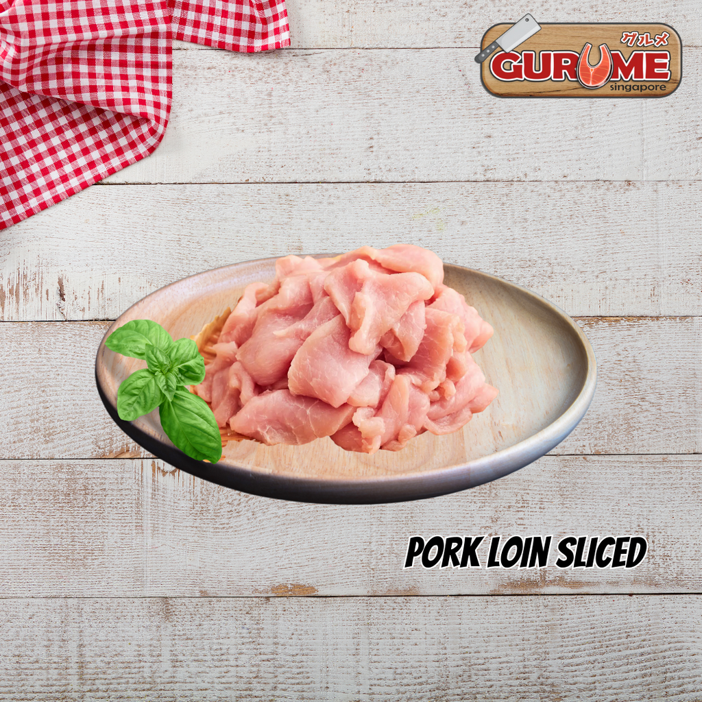 Frozen Pork Loin Sliced 500gm/pkt | 猪肉片