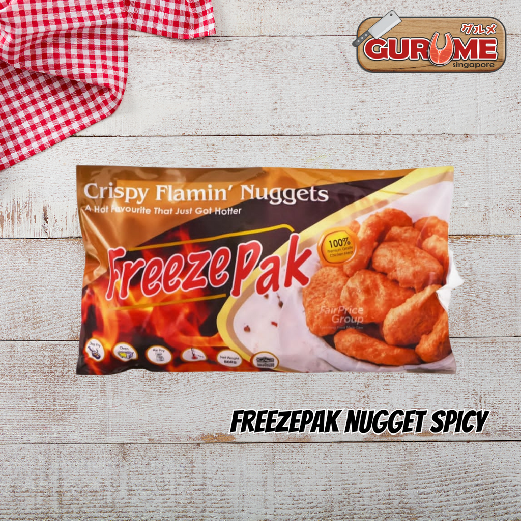 Freezepak Chicken Nugget Spicy Flavour (1kg/pkt) | 鸡肉块 HALAL