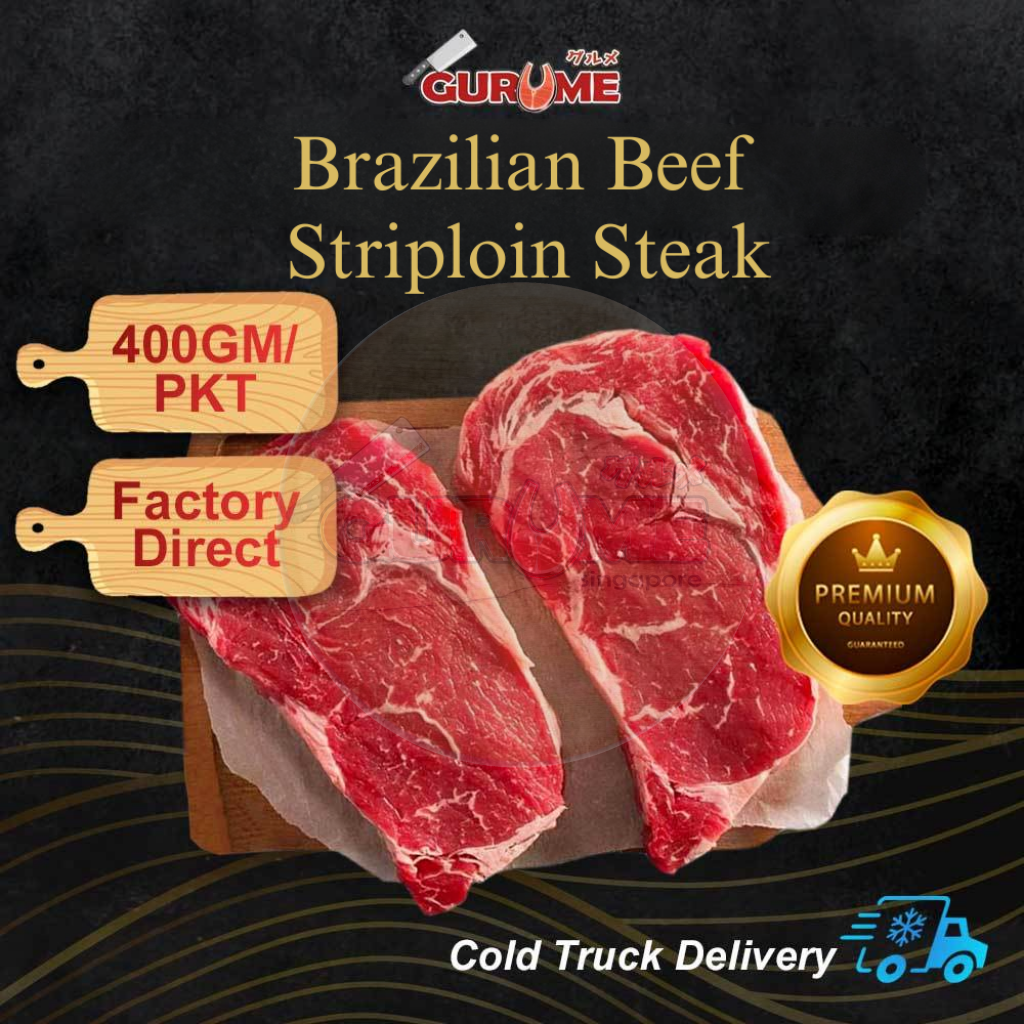 Brazilian Beef Striploin Steak (2pcs) 400gm