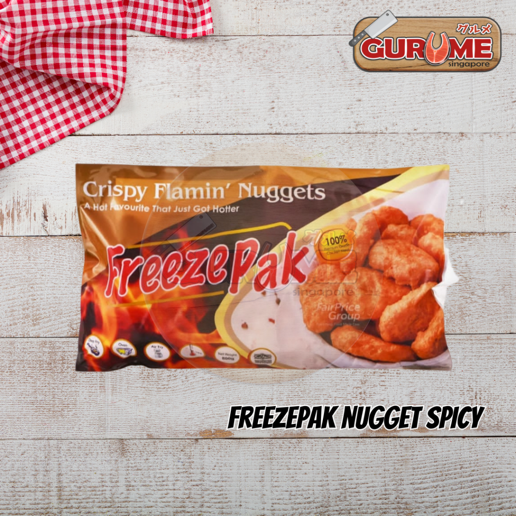 Freezepak Chicken Nugget Spicy Flavour (1kg/pkt) | 鸡肉块 HALAL
