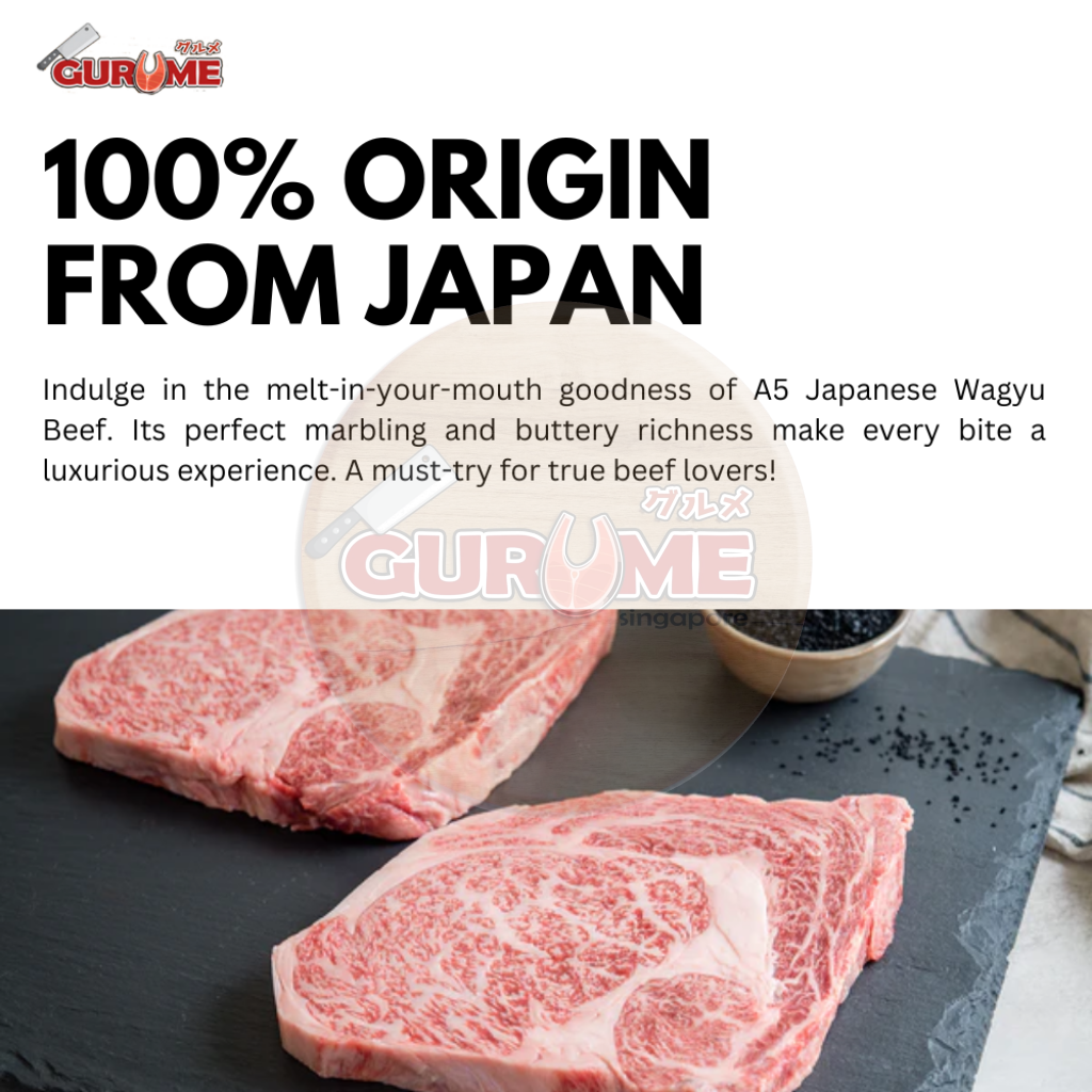 [GURUMESG] A5 Japanese Kagoshima Wagyu Beef (200gm + -/pkt) | 日本A5优质和牛