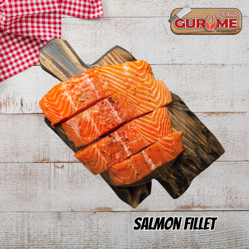 Salmon Fish Fillet Steak (450-500gm + -)
