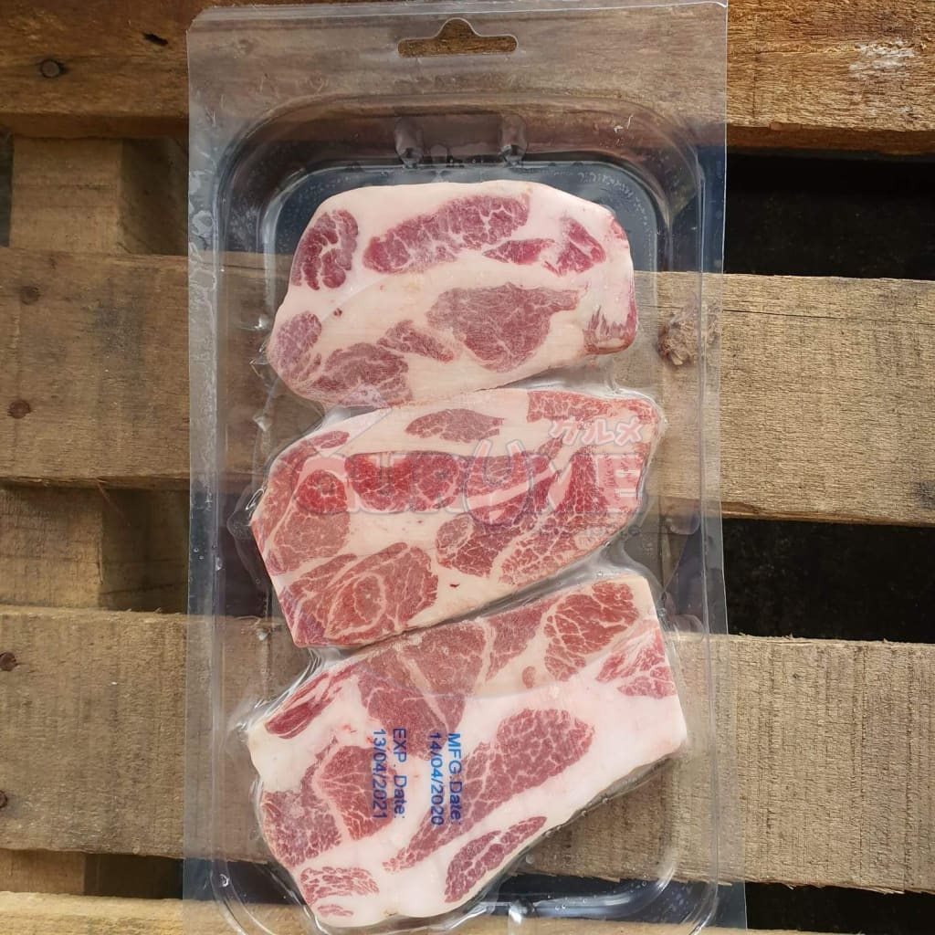 Spain Iberico Black Pork Collar Steak Cut (300G)