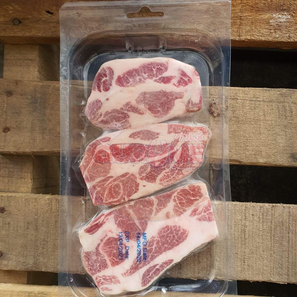 Spain Iberico Black Pork Collar Steak Cut (300G)