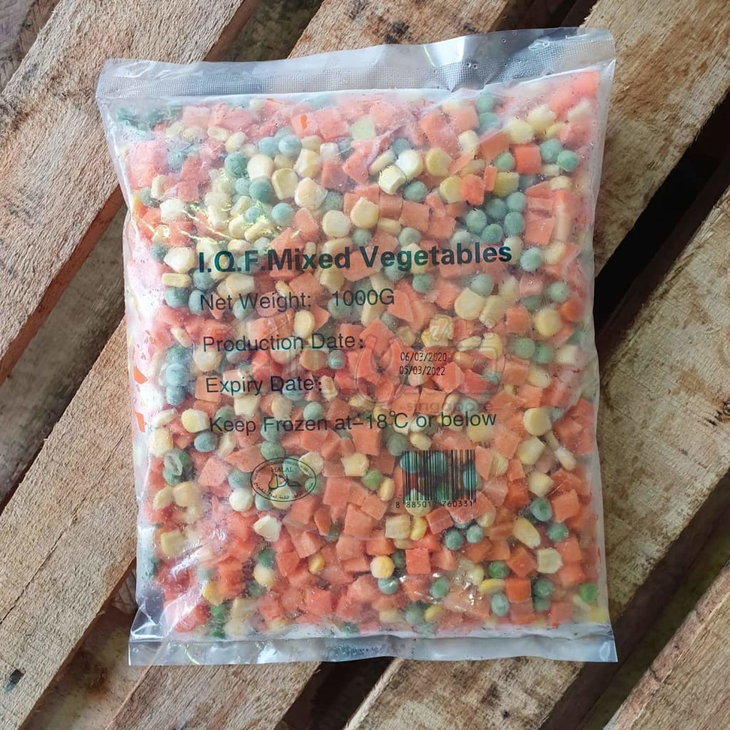 Frozen Mixed Vegetables (1Kg)