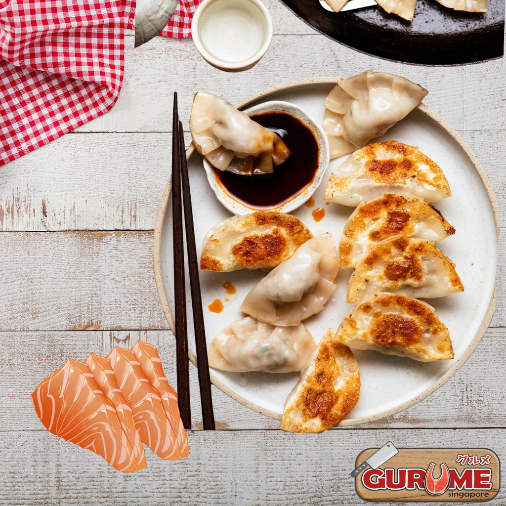 Salmon Gyoza 三文鱼饺子